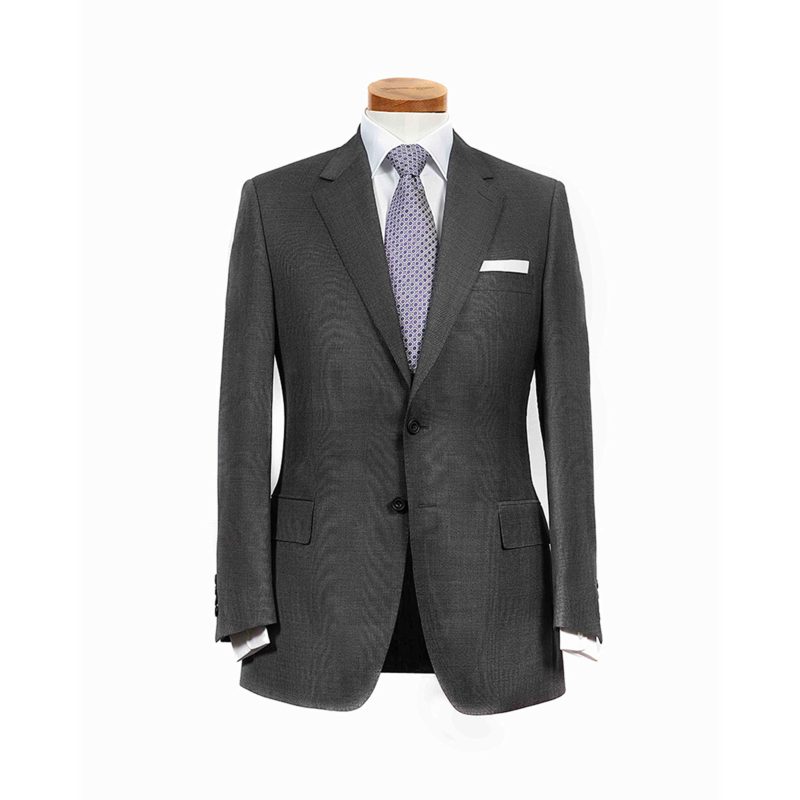 Prince Of Wales Check Single Breasted Two-Piece Suit | Savile Row