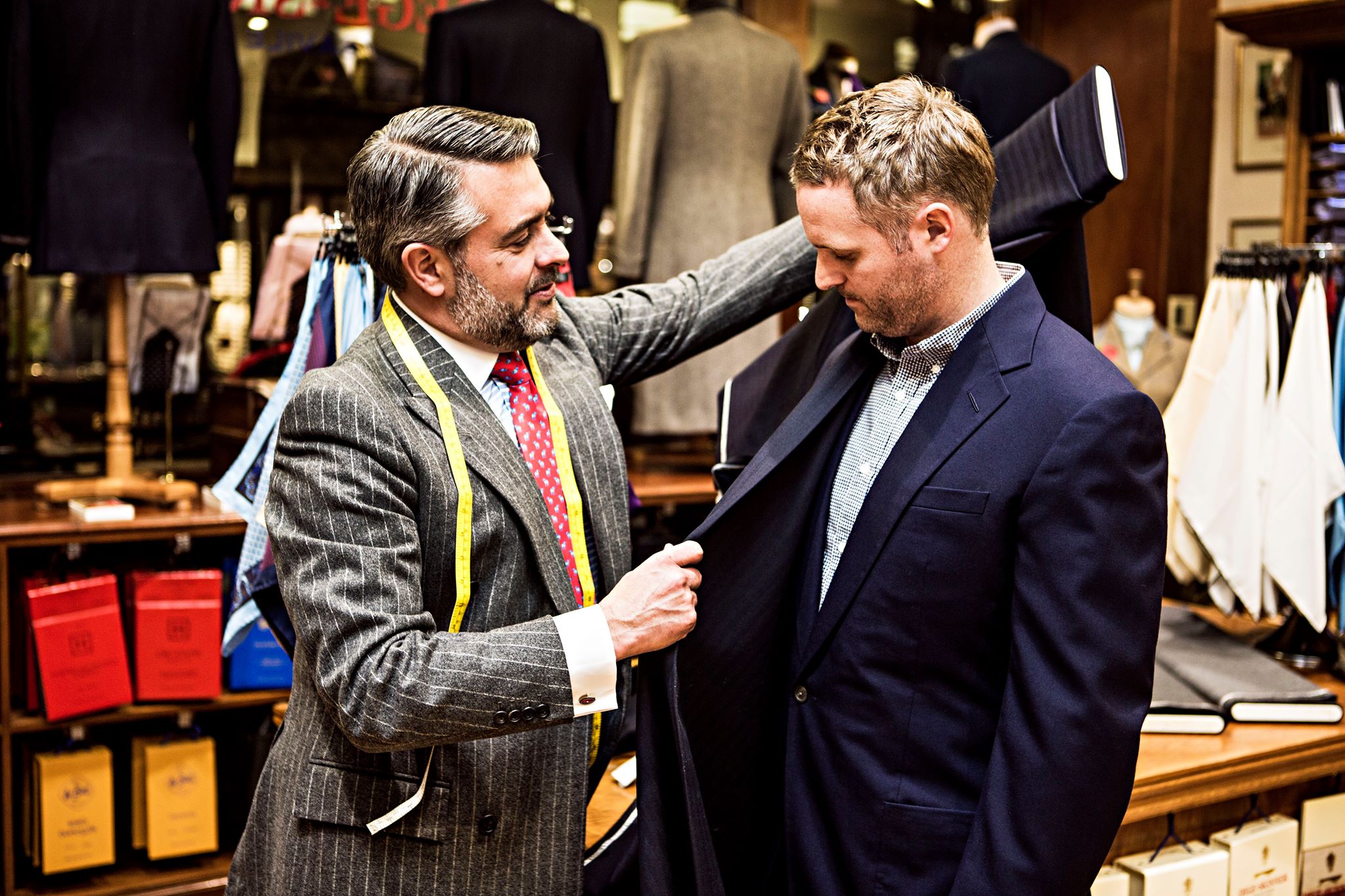 Bespoke Tailoring Process Dege And Skinner Bespoke Tailor And Shirt Maker