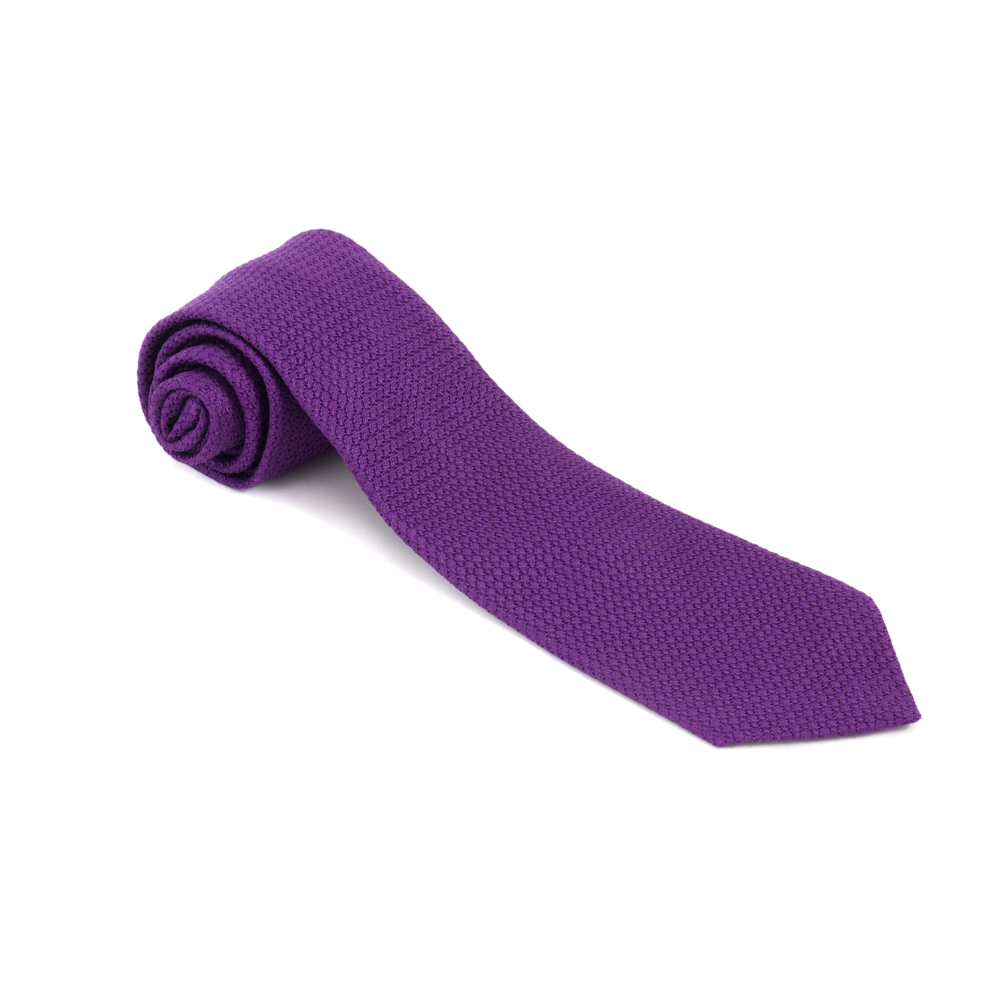 Purple Grenadine Woven Silk Tie