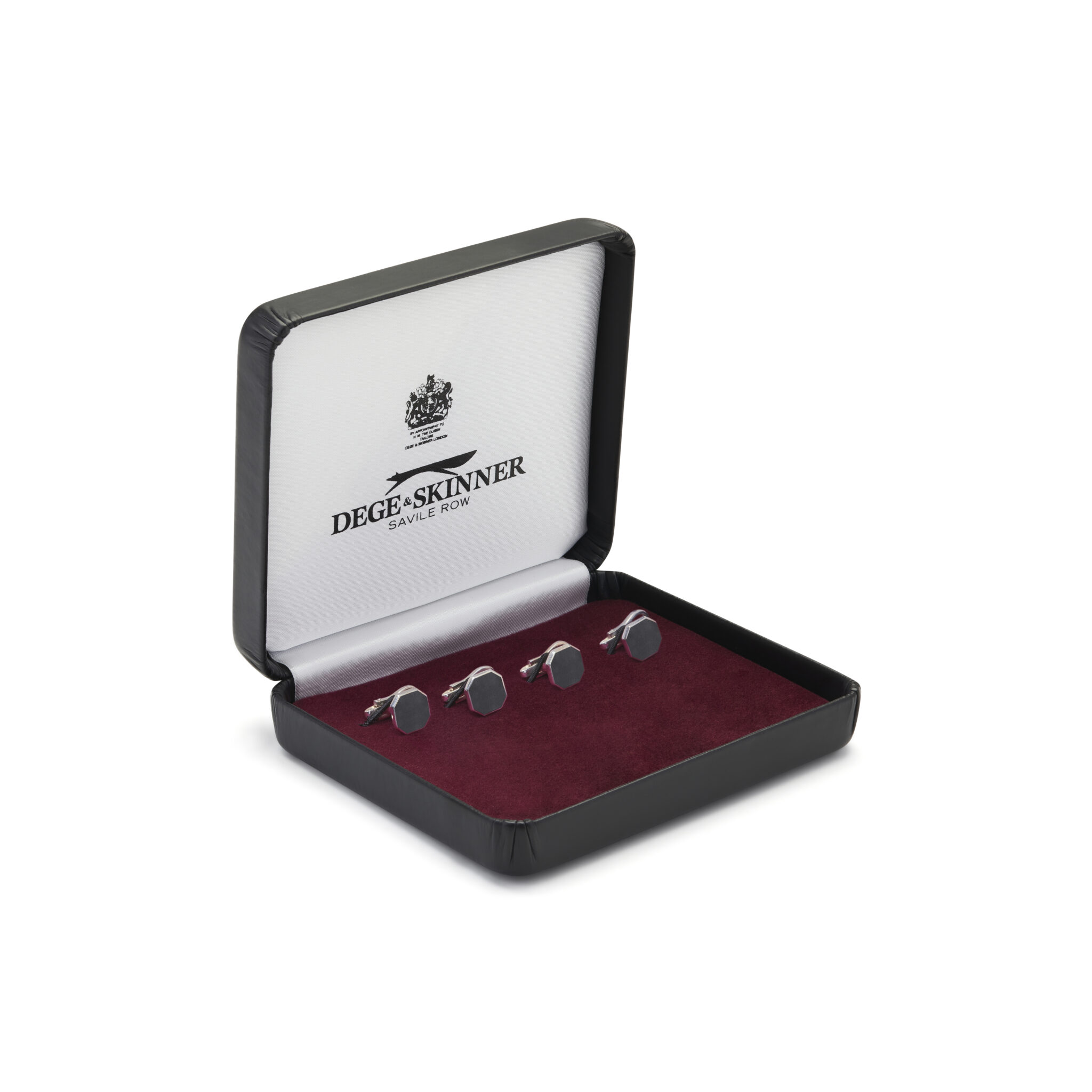 Sterling Silver Machined Set Of Dress Studs