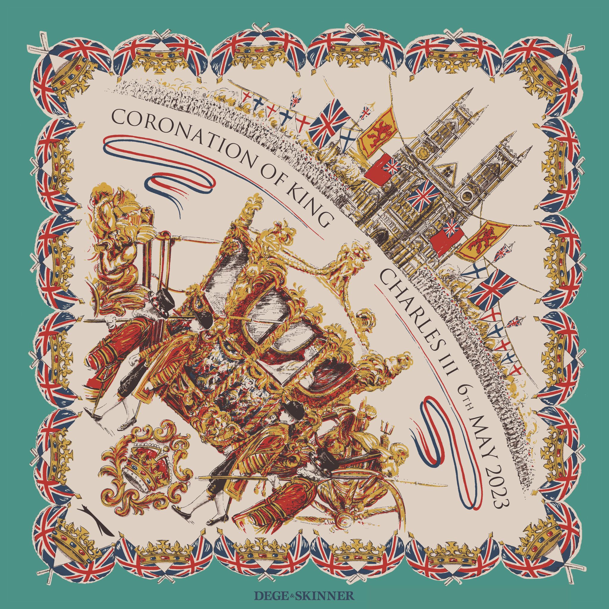 Coronation Silk Pocket Square
