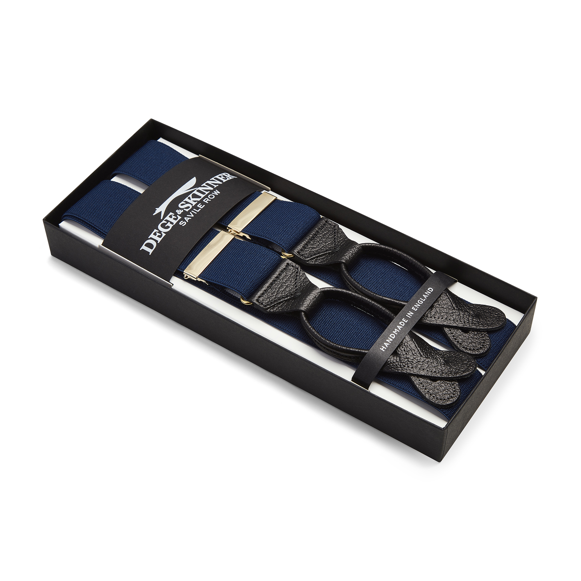 Strong Trouser Braces (Suspenders) 2.5 cm Wide - Available in Navy Blue,  Black, White or Red (Navy Blue) : Amazon.co.uk: Fashion
