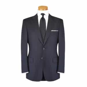 Black Mohair Single Breasted Two-Piece Suit