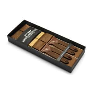 Brown Barathea Silk Braces