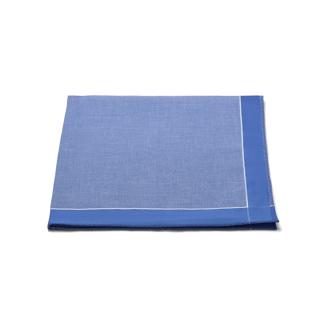 Mid-Blue Mesh, Cotton Pocket Square