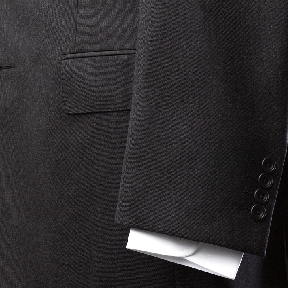 Charcoal Grey Single Breasted Two-Piece Suit